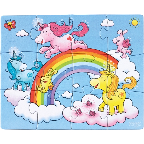 Haba Puzzles Einhorn Glitzer Glanz